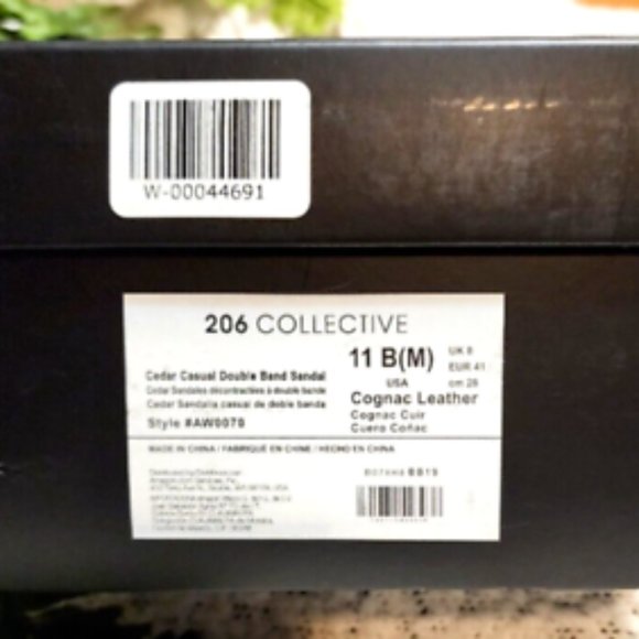 206 Collective Women's Open Toe Cedar Casual Slingback Sandals, Size 11M, NIB - Picture 8 of 11